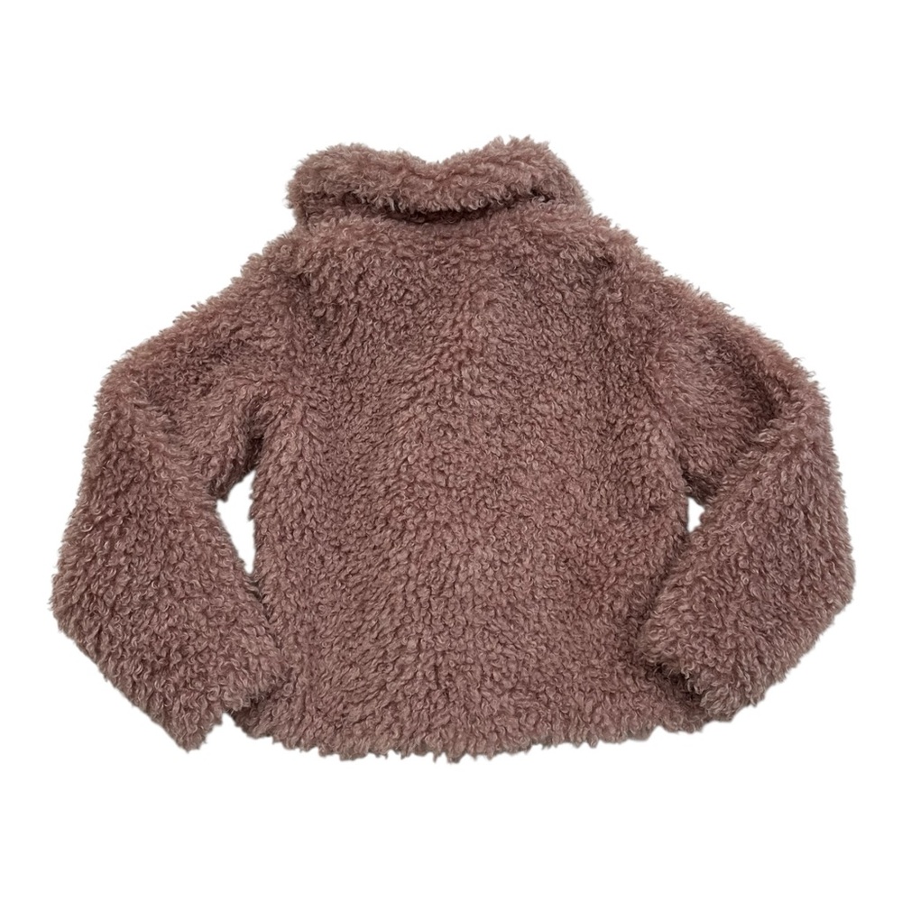 Lauren Conrad Pink Faux Fur Teddy Jacket - Size XS - Picture 9 of 9